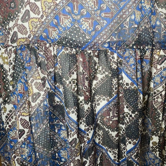 NWOT Calvin Klein Puff Sleeve Mini Shift Dress sz 10 - Picture 2 of 8